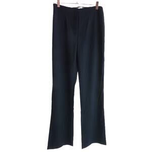 NWT Abercrombie and Fitch Black Pant Trousers 4L 27 Long High Rise Slim Boot